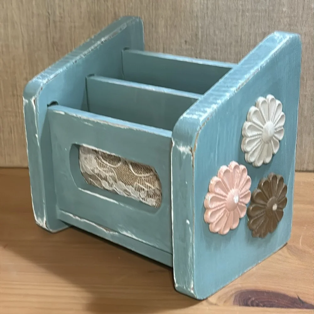 Boho Wood Organizer - Picture 2 of 14